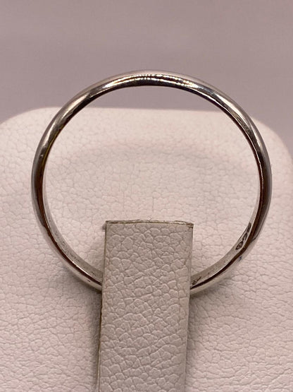 Argolla Lisa en Plata .925, sello de autenticidad Plata Ley .925
