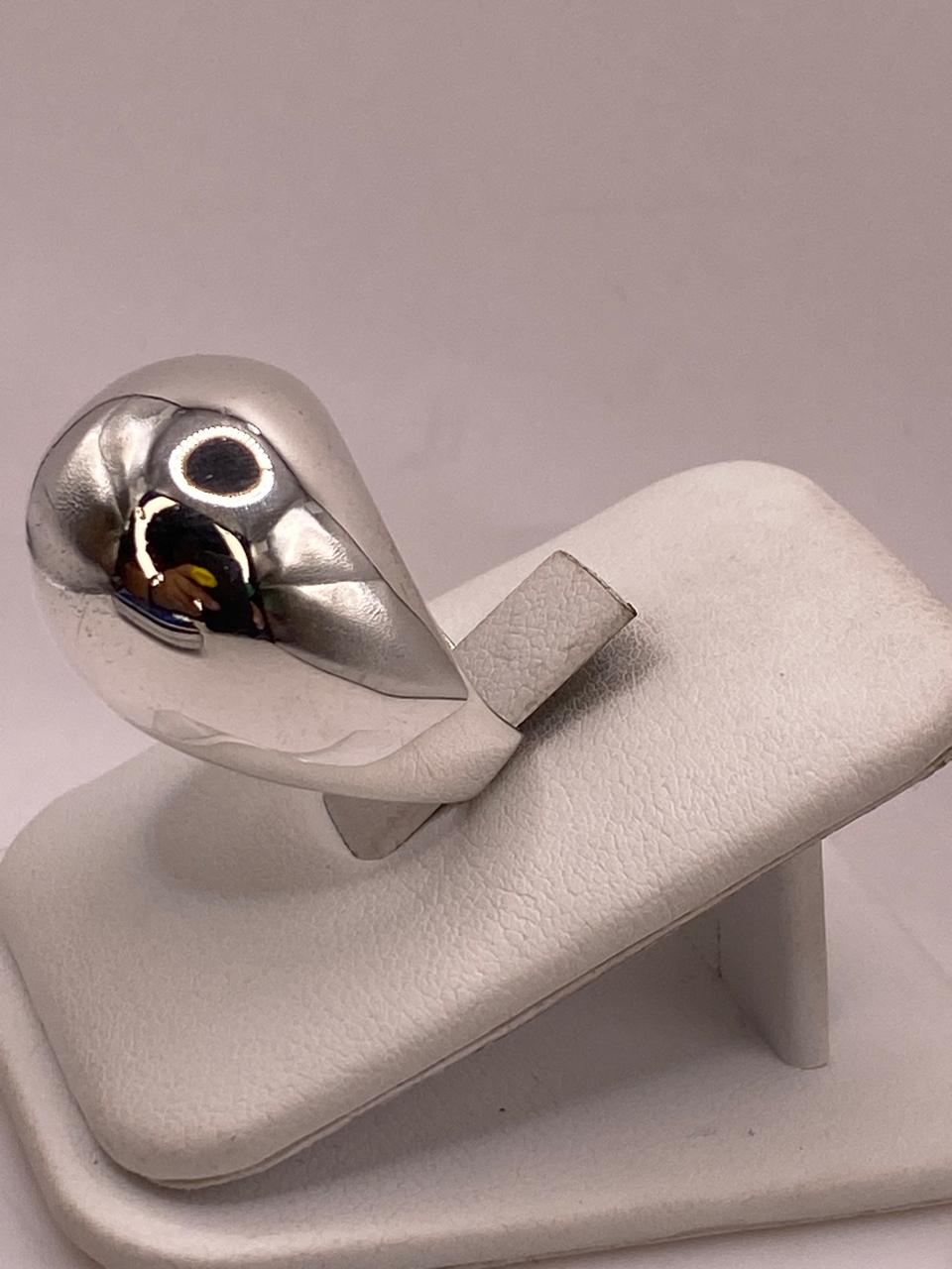 Artesanal en Plata Diseño Tipo Domo Pulido