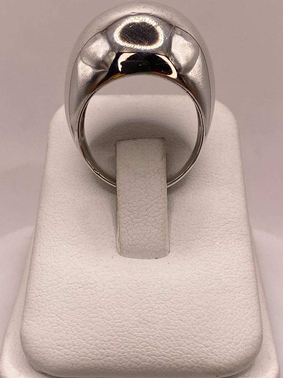 Artesanal en Plata Diseño Tipo Domo Pulido