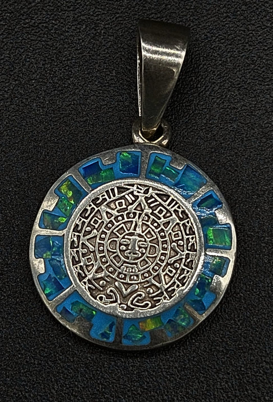 DIJE PLATA LEY925 CALENDARIO AZTECA