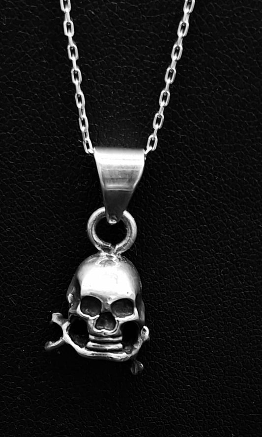 DIJE PLATA LEY 925 , CRANEO