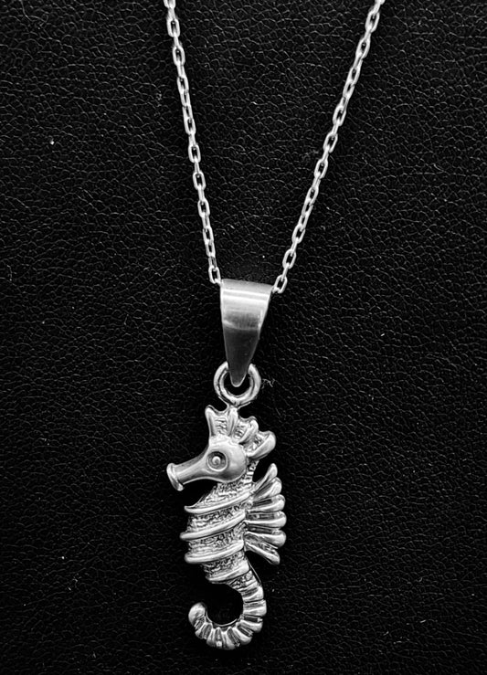 DIJE PLATA LEY 925, CABALLITO DEL MAR