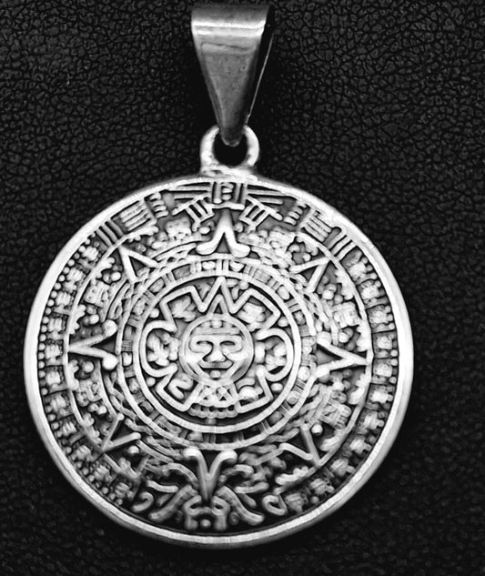 DIJE PLATA LEY 925 , CALENDARIO AZTECA