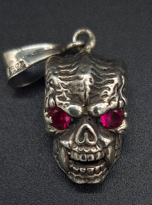 DIJE PLATA LEY 925, CRANEO