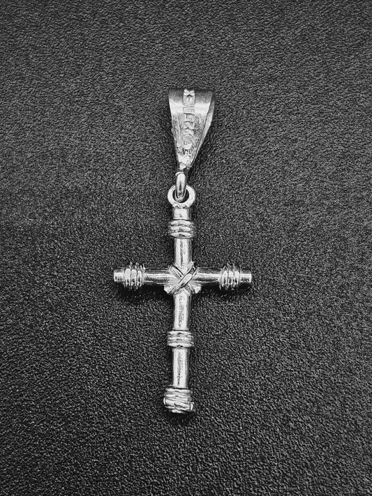 DIJE PLATA LEY 925, CRUZ