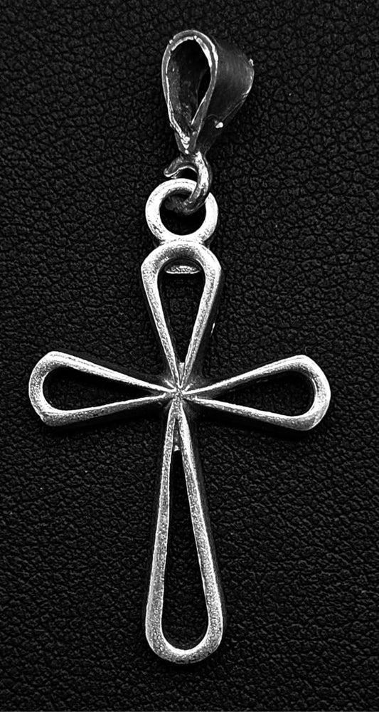 DIJE PLATA LEY 925, CRUZ