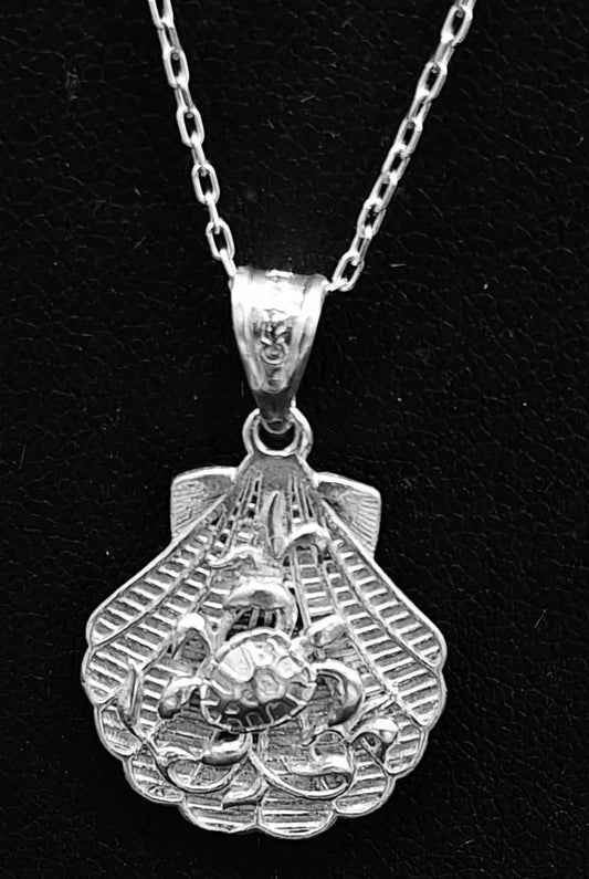 DIJE PLATA LEY 925 , CONCHA DEL MAR