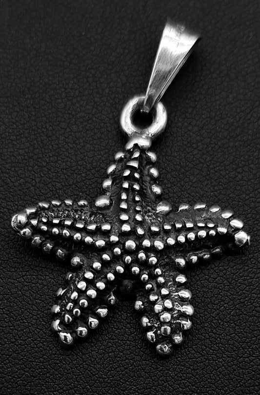 DIJE PLATA LEY 925 , ESTRELLA DE  MAR