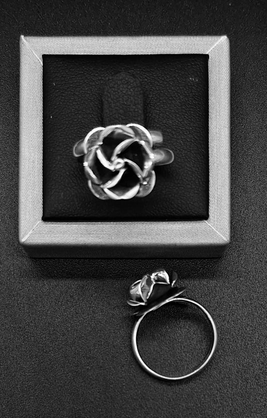 ANILLO PLATA LEY 925 , ROSA