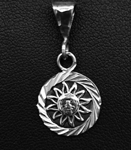DIJE PLATA LEY 925 , SOL.