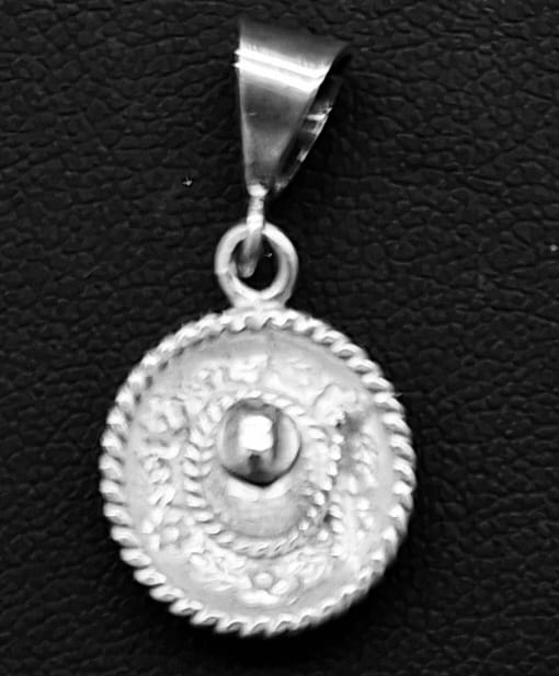 DIJE PLATA LEY 925, SOMBRERO MEXICANO