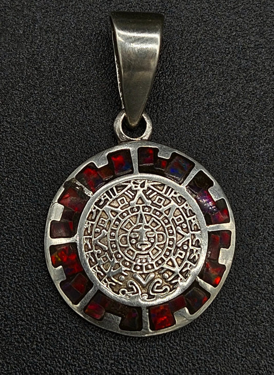 DIJE PLATA LEY 950 CALENDARIO AZTECA