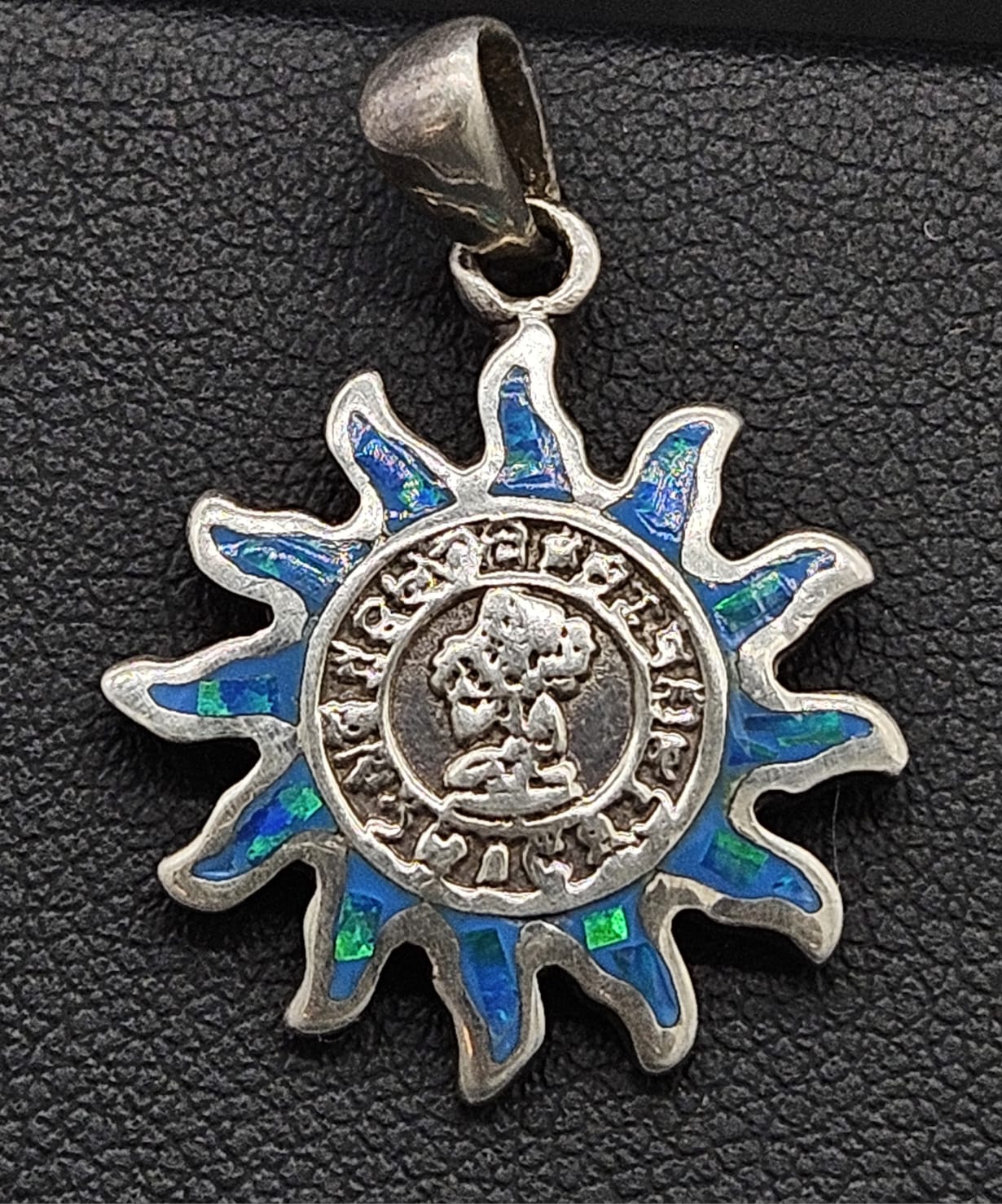 DIJE PLATA LEY 950 SOL CALENDARIO MAYA