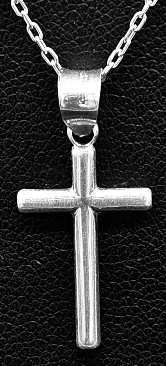 DIJE PLATA LEY 925, CRUZ