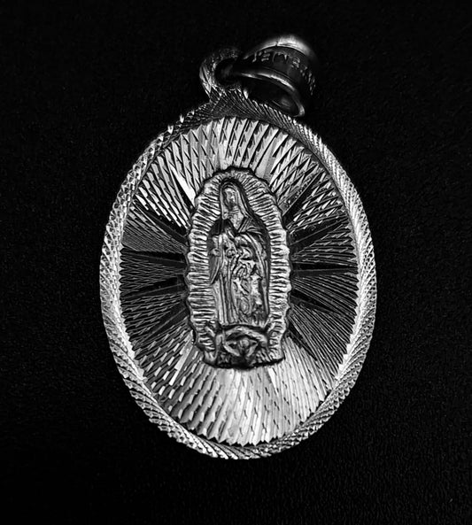 DIJE PLATA LEY 925, VIRGEN DE GUADALUPE