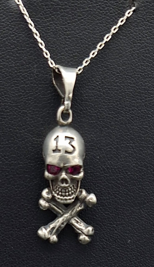 DIJE PLATA LEY 925, CRANEO
