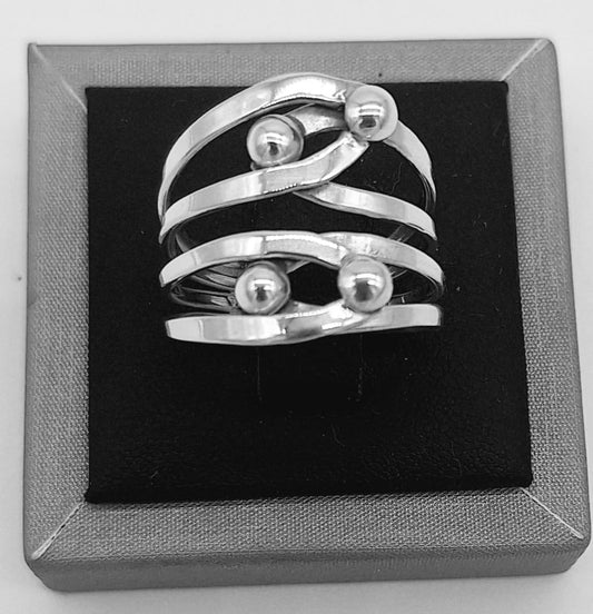 ANILLO PLATA LEY 925