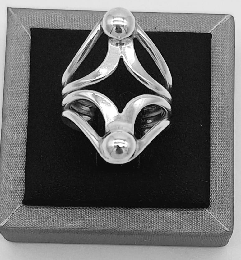 ANILLO PLATA LEY 925