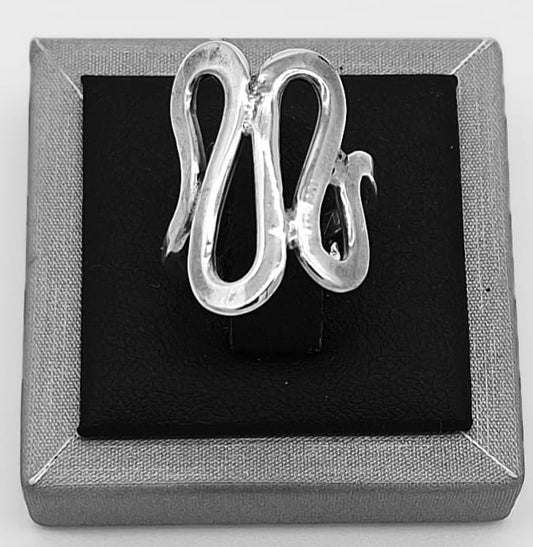 ANILLO PLATA LEY 925.