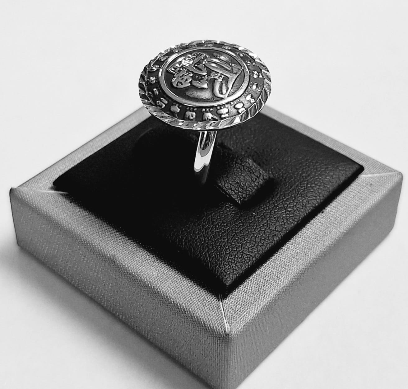 ANILLO CALENDARIO MAYA PLATA  950