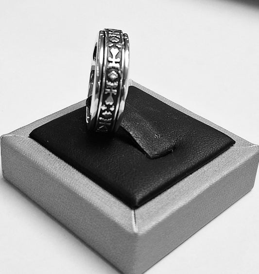 ANILLO ANTI ANSIEDAD EN PLATA LEY 925