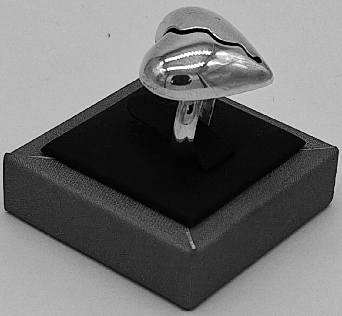 ANILLO CORAZON  PLATA  LEY  925