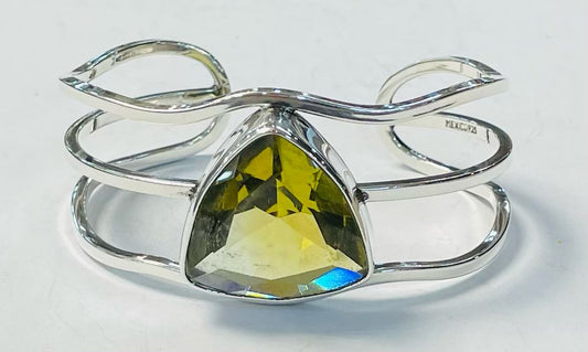 BRAZALETE CON CIRCINIA EN PLATA LEY 925