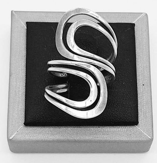 ANILLO PLATA LEY 925.
