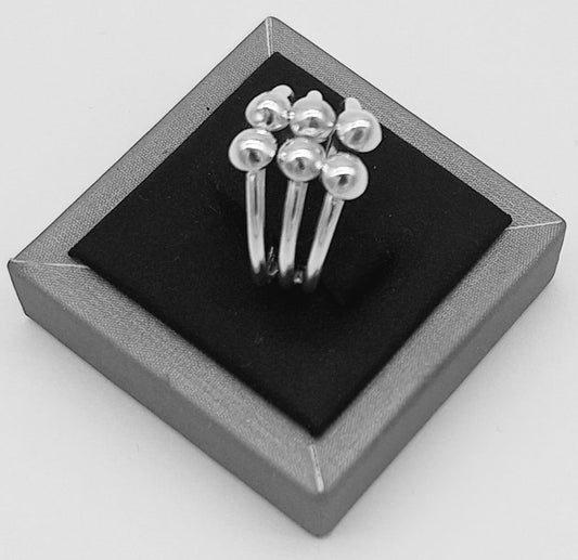 ANILLO PLATA LEY 925