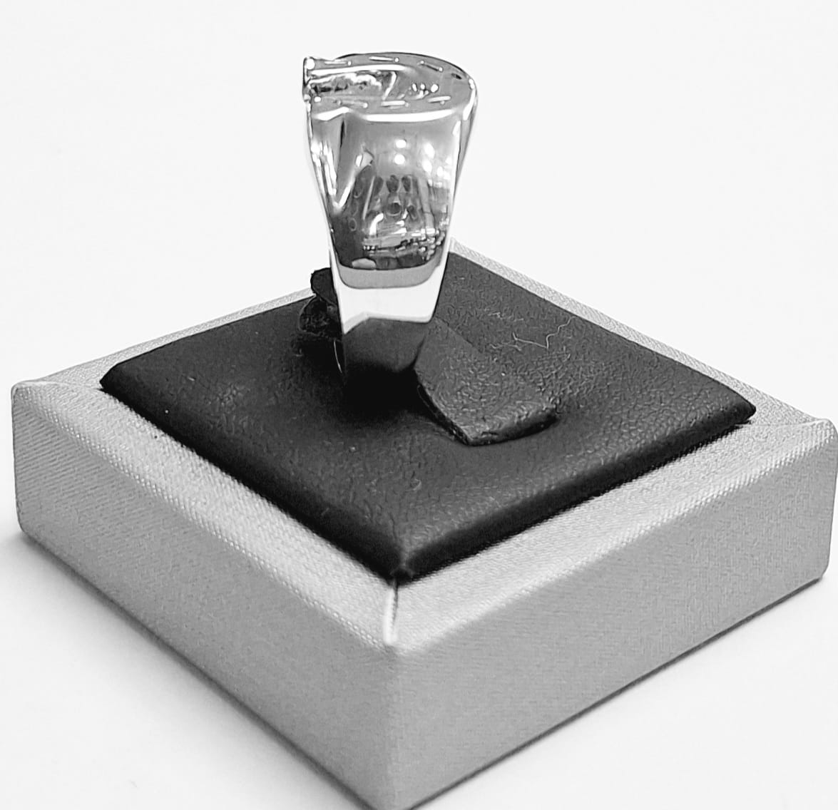 ANILLO DE HERRADURA EN PLATA LEY 925
