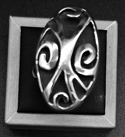 ANILLO PLATA LEY 925  , VINTAGE