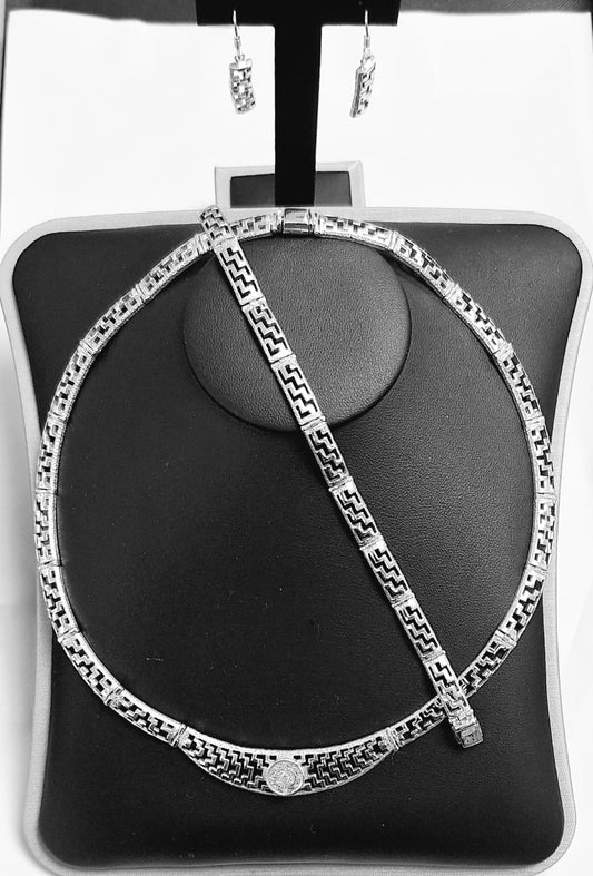 SET DE COLLAR   EN PLATA LEY 950