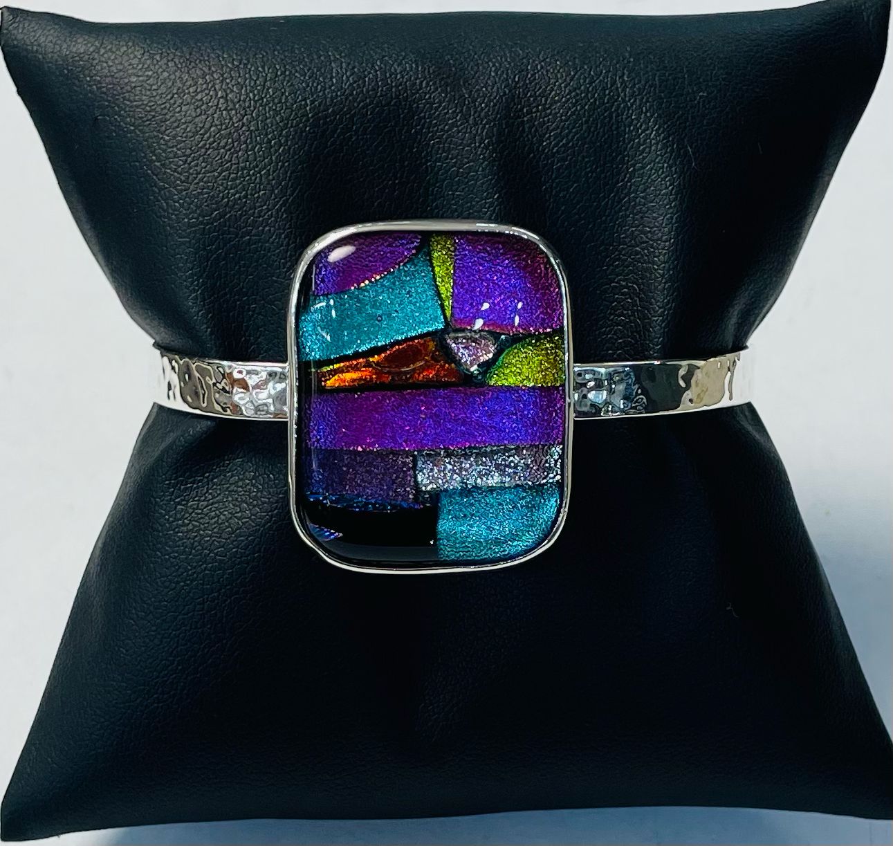 BRAZALETE CON DICROICO EN PLATA LEY 925