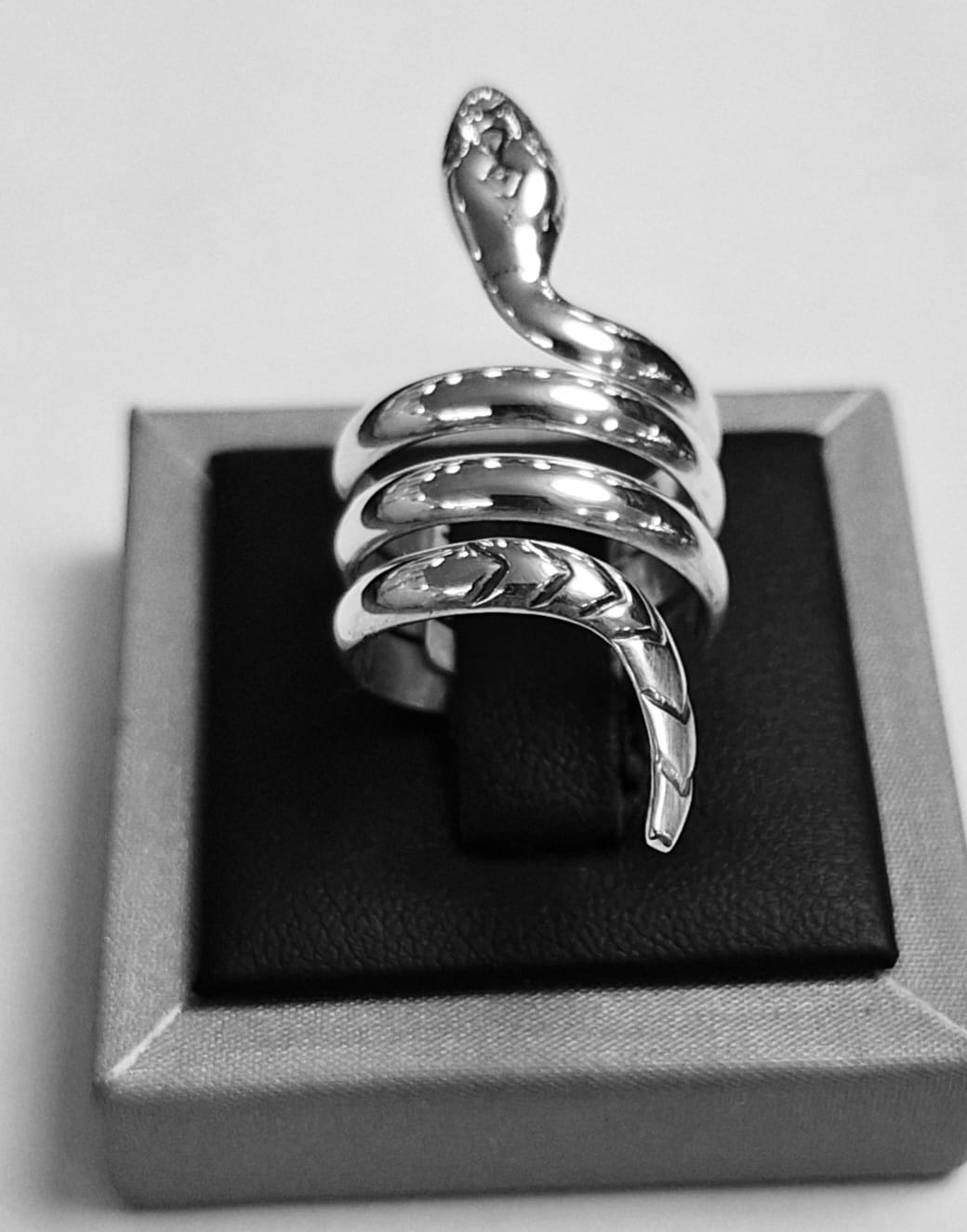 ANILLO SERPIENTE EN PLATA LEY 925