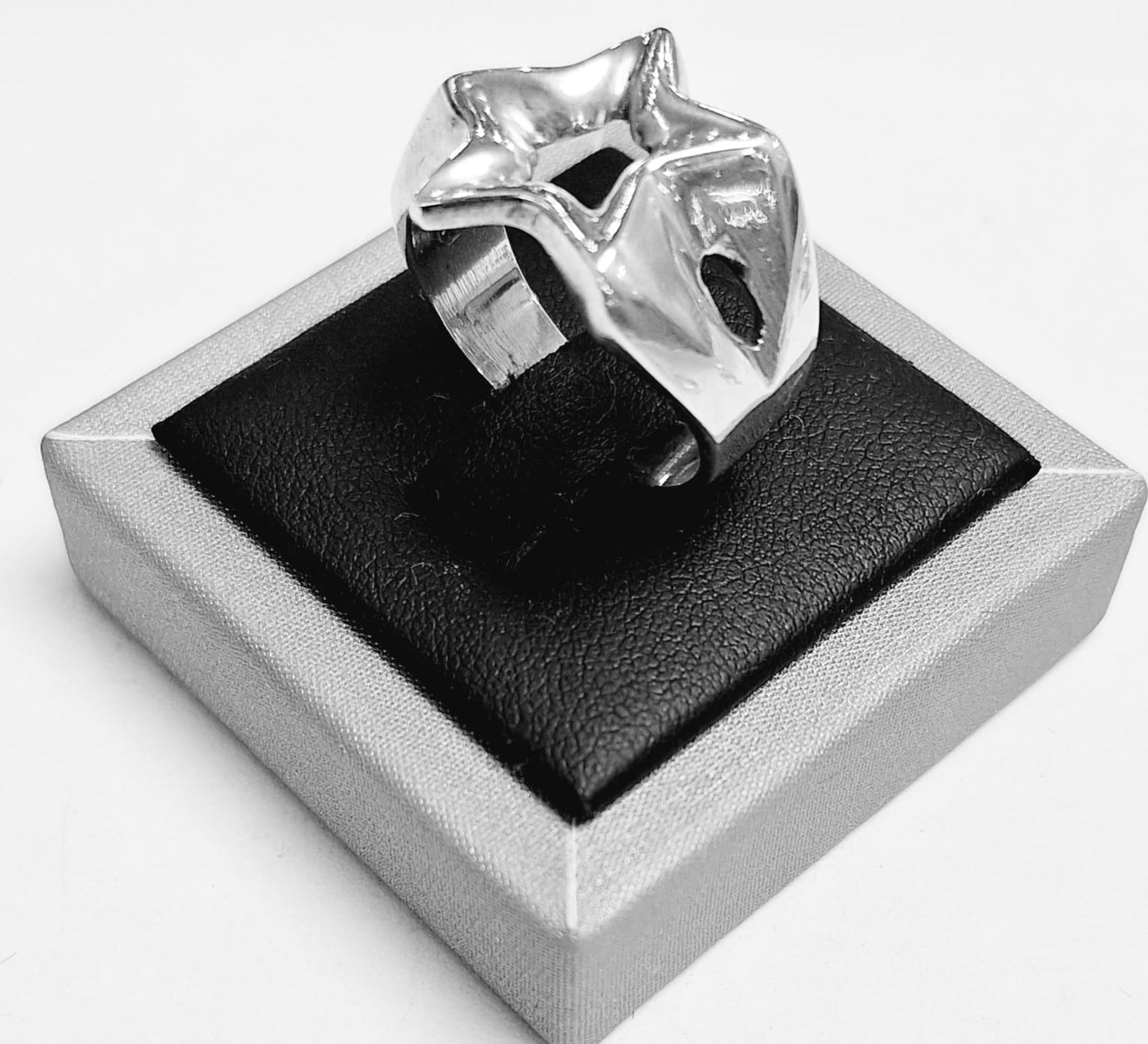 ANILLO ESTRELLA, PLATA LEY 925