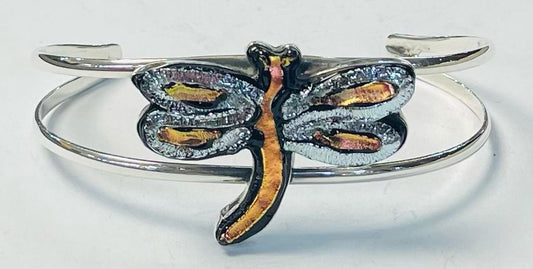 BRAZALETE CON DICROICO EN PLATA 925