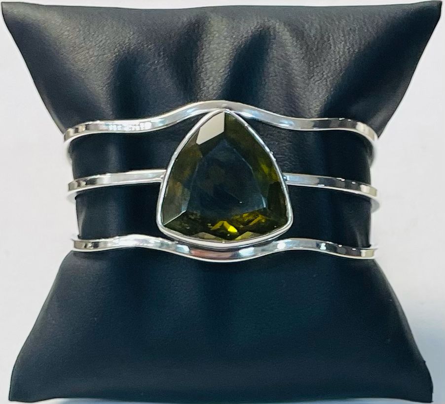 BRAZALETE CON CIRCINIA EN PLATA LEY 925