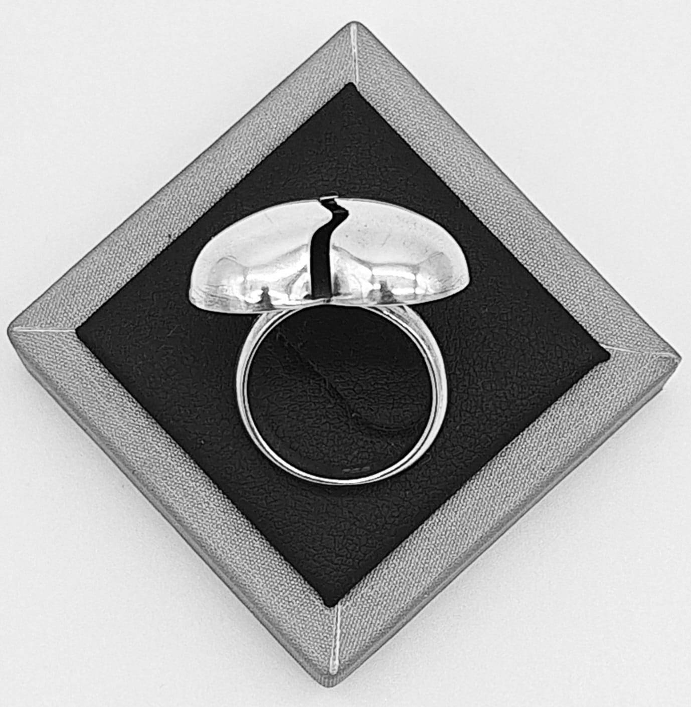 ANILLO CORAZON  PLATA  LEY  925