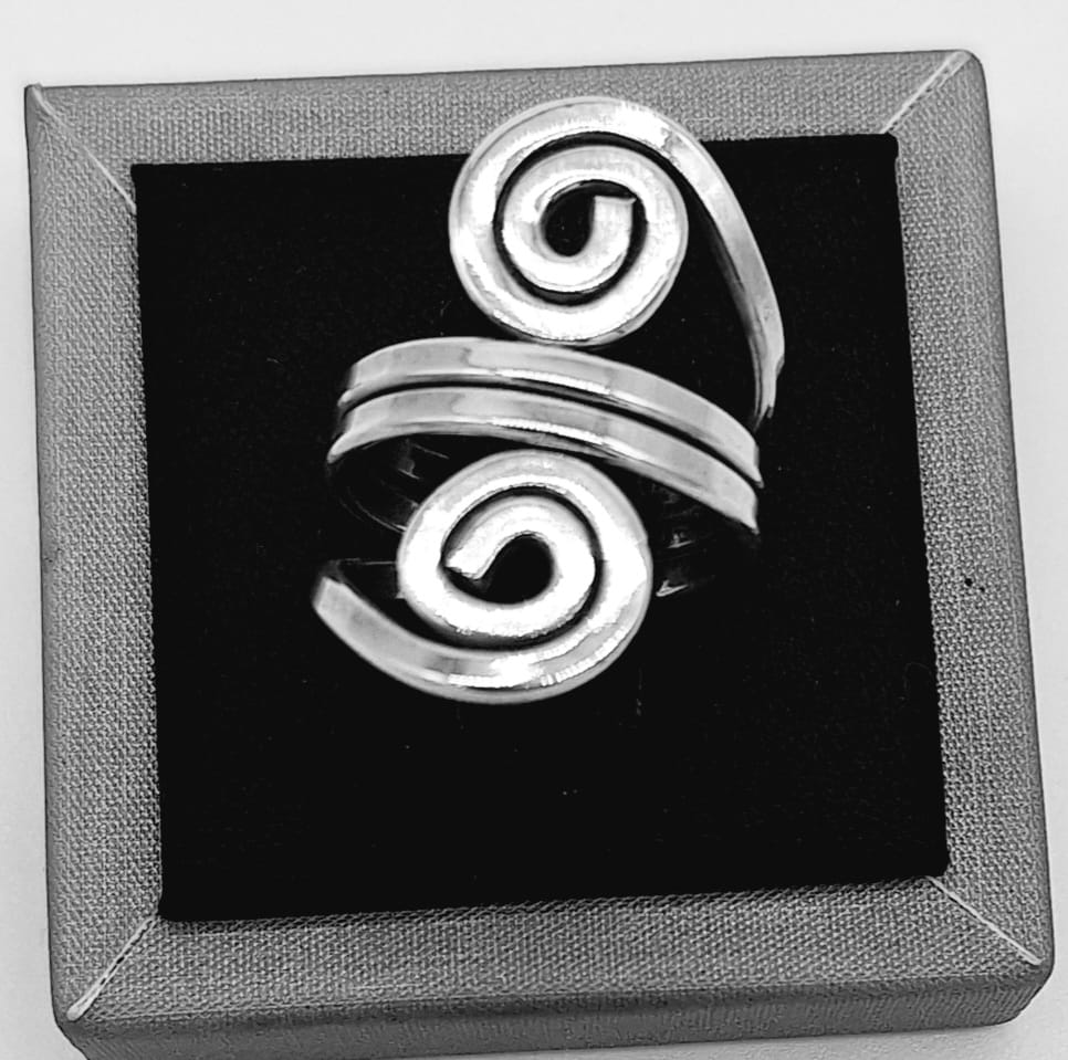 ANILLO PLATA LEY 925