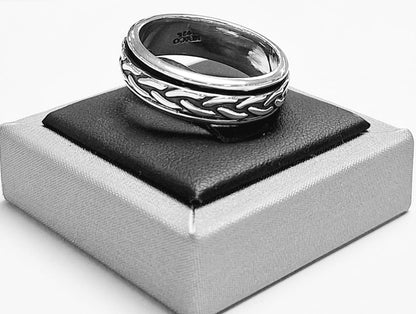Anillo Anti Ansiedad en Plata Ley 925